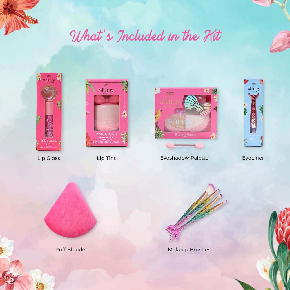 Whimsy Pretty Hang Bag Beauty Kit For Kids & Teens - Pack of 9