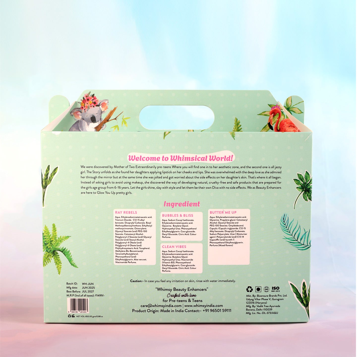 Whimsy Glow Up Body Care Set- Pack of 4