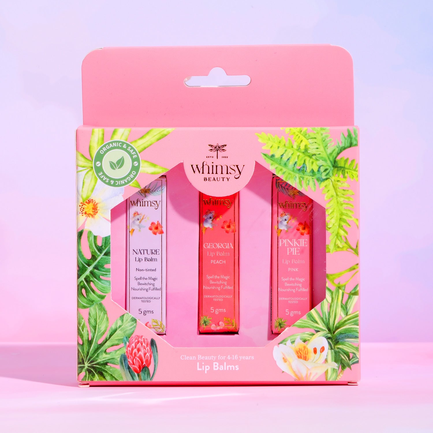 Whimsy Essential Care Lip Balms - Pack of 3