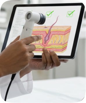 DERMATOLOGIST TESTED & SAFE FOR SKIN