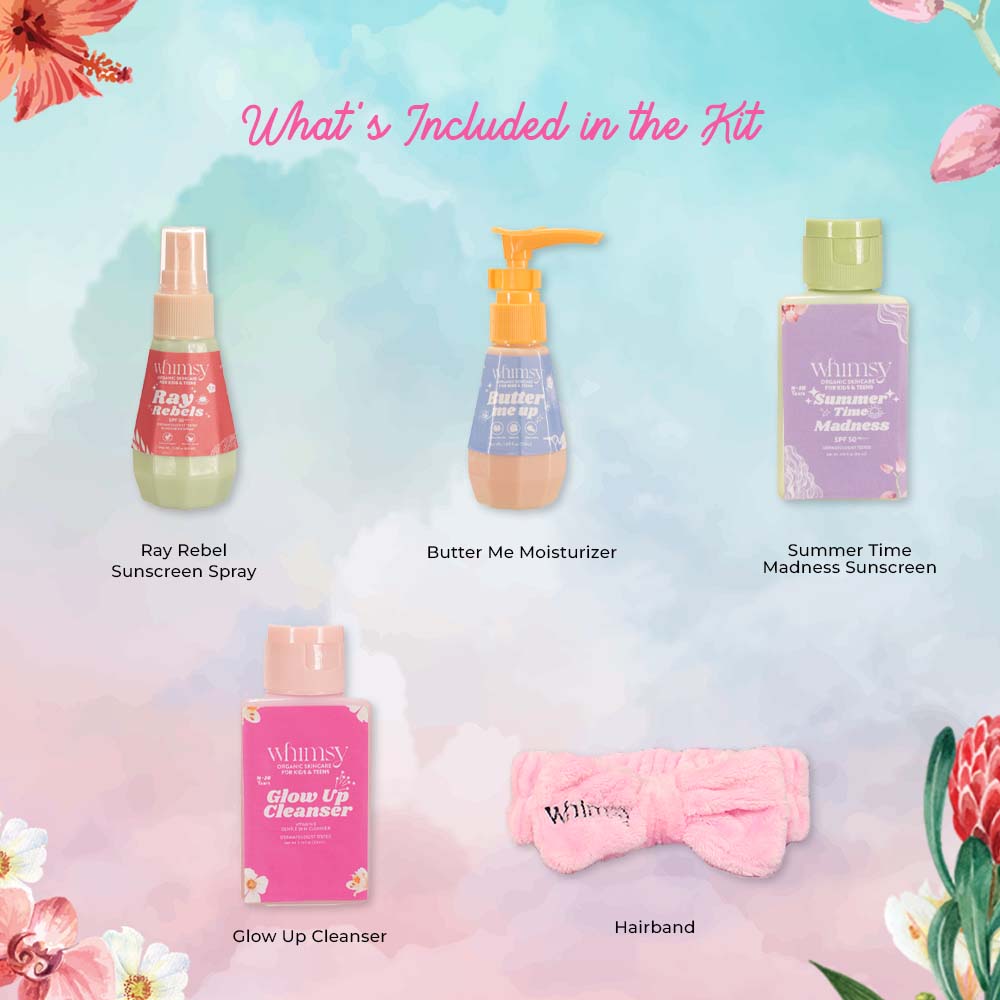 Whimsy Mini Skin Care Kit For Kids & Teens