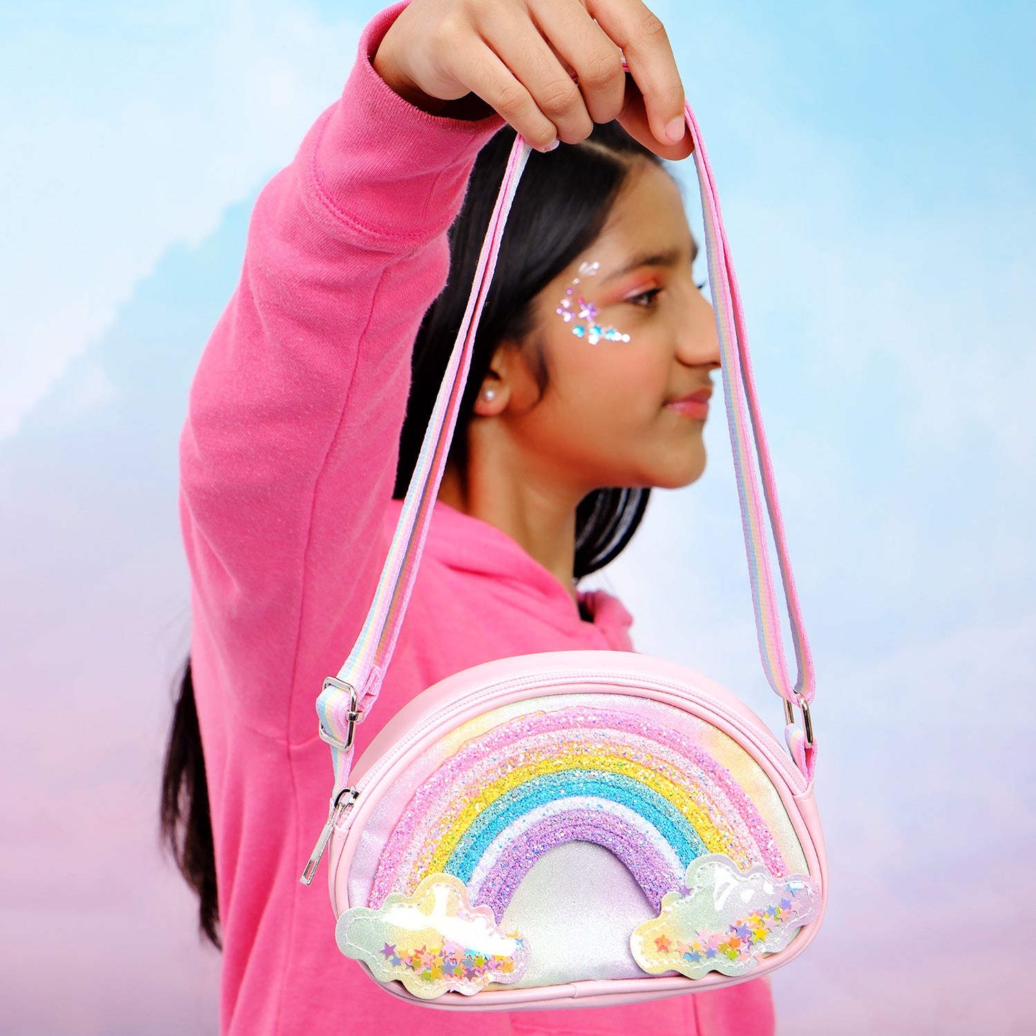 Whimsy Rainbow Sling Bag Beauty Kit Pack of 7