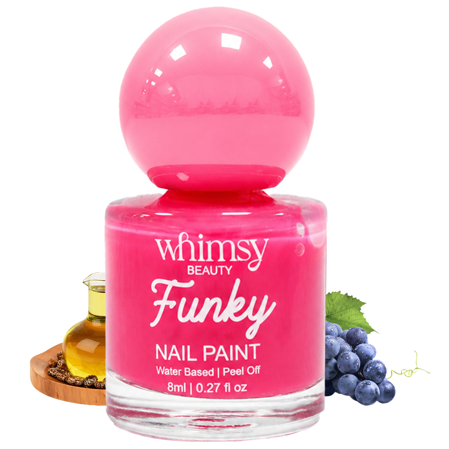 Whimsy Funky Pink Nail Paint - 8ml