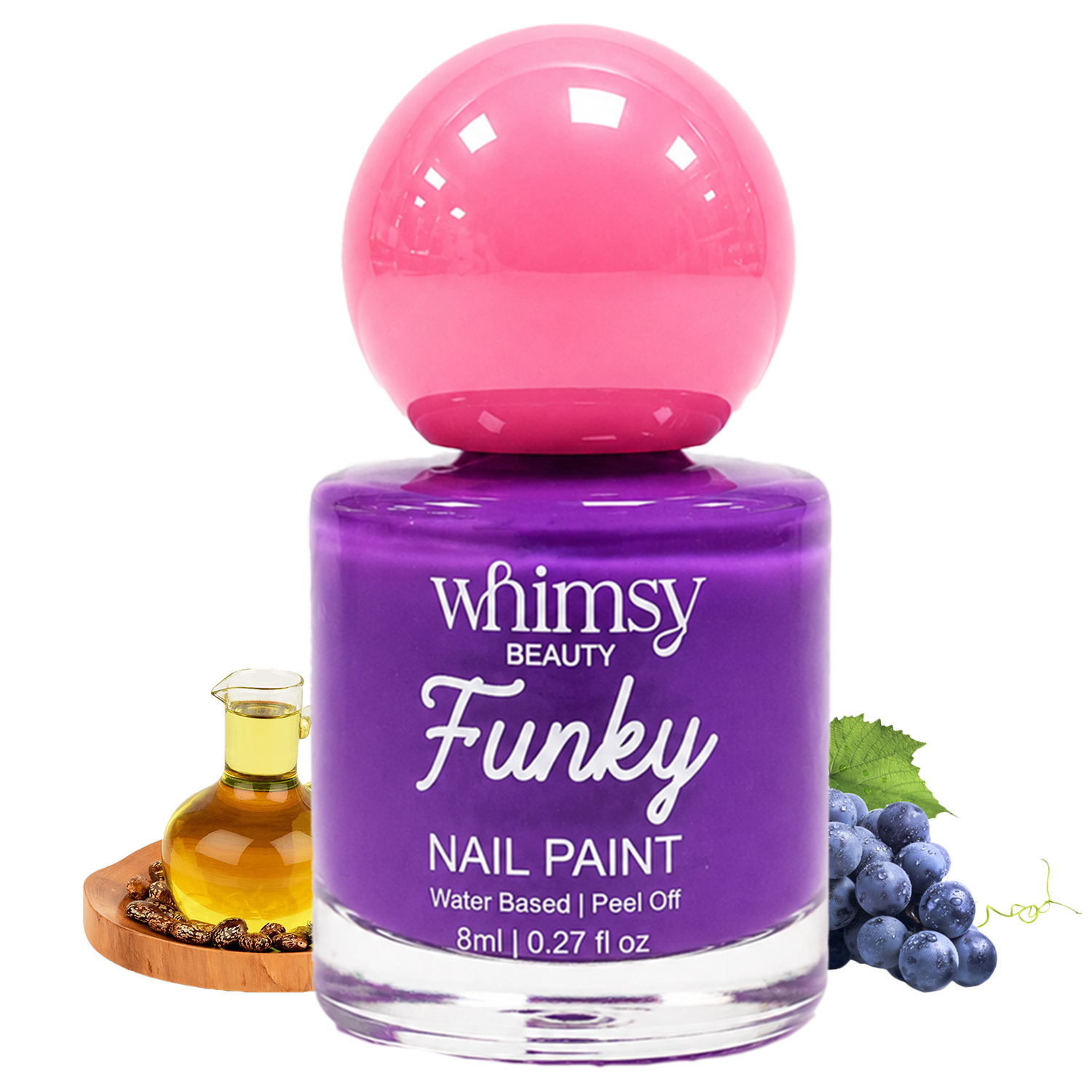 Whimsy Funky Purple Nail Paint - 8ml