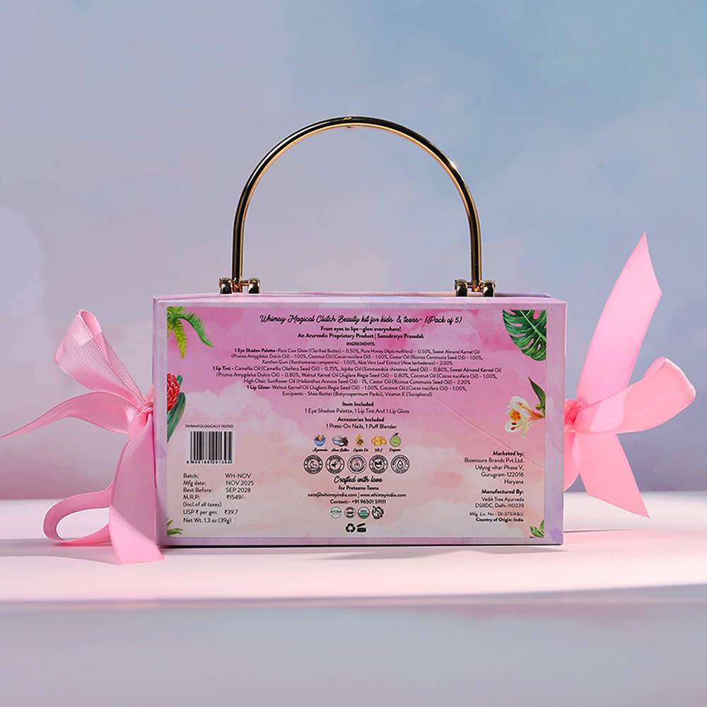 Whimsy Magical Clutch Beauty Kit For Kids & Teens - Pack of 5