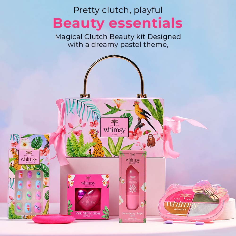 Whimsy Magical Clutch Beauty Kit For Kids & Teens - Pack of 5