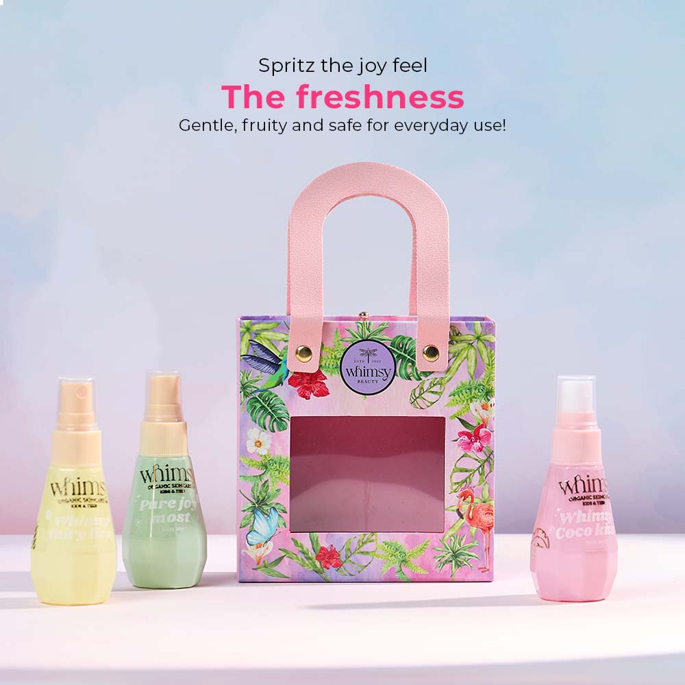 Whimsy Mini Tropical Bloom Body Mist Kit for Kids & Teens
