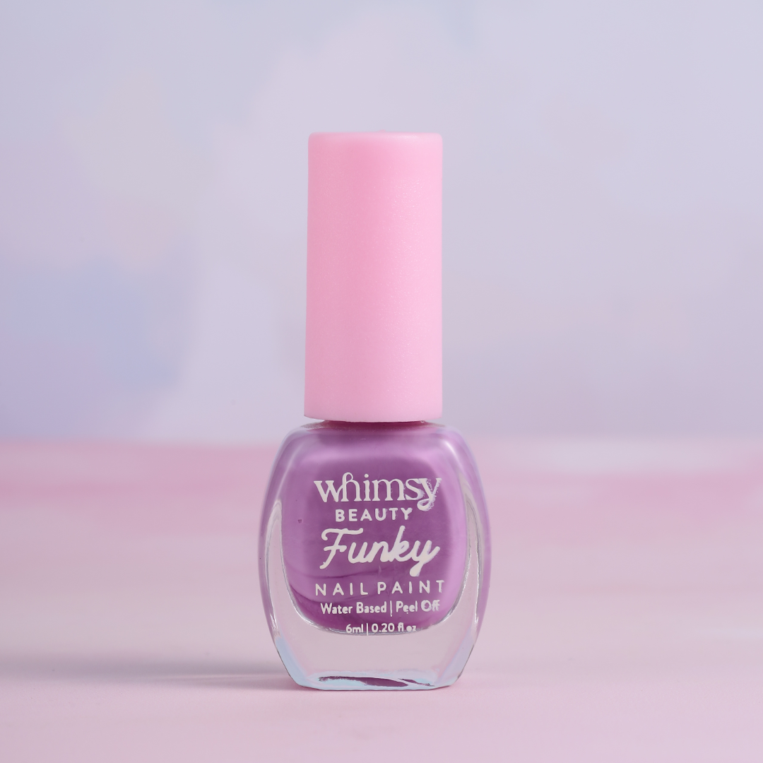Whimsy Funky Purple Nail Paint