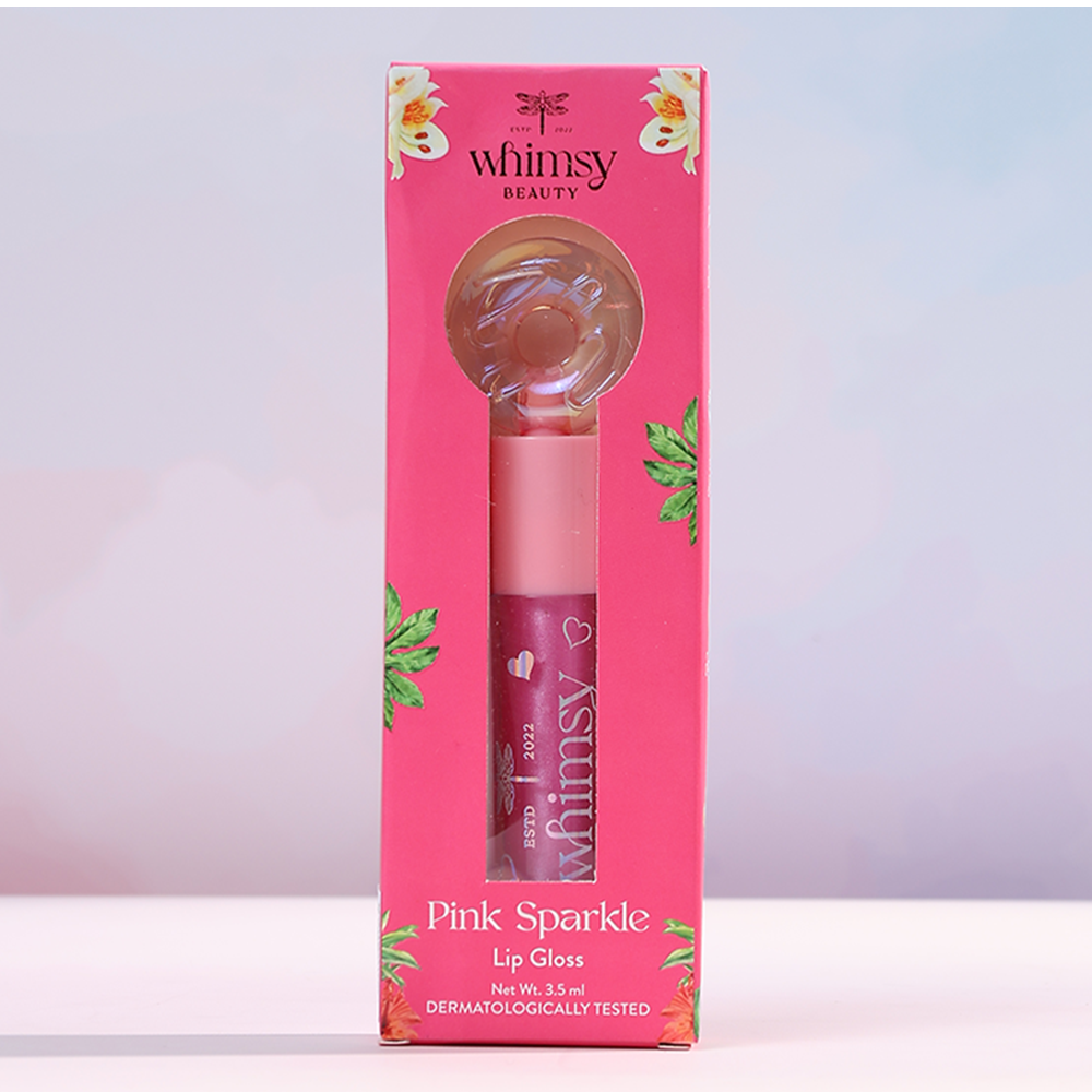 Pink Sparkle Lip Gloss