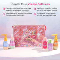 Whimsy Mini Body Care Love Pouch Kit For Kids & Teens