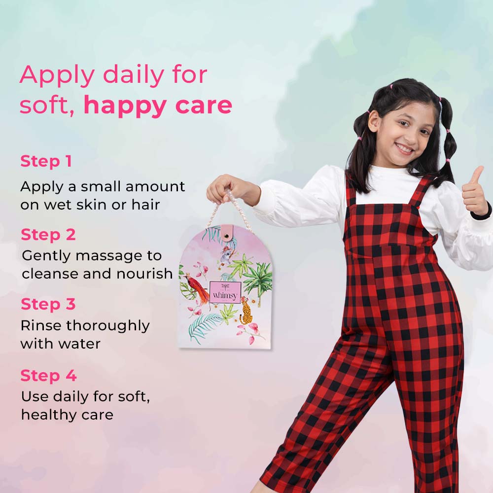 Whimsy Gentle Care Skin and Hair Essentials Kit - Pack of 5