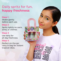 Whimsy Mini Tropical Bloom Body Mist Kit for Kids & Teens - Pack of 3