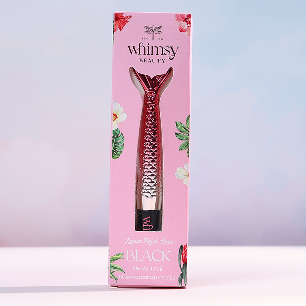 Mermaid Liquid Kajal Liner- Black