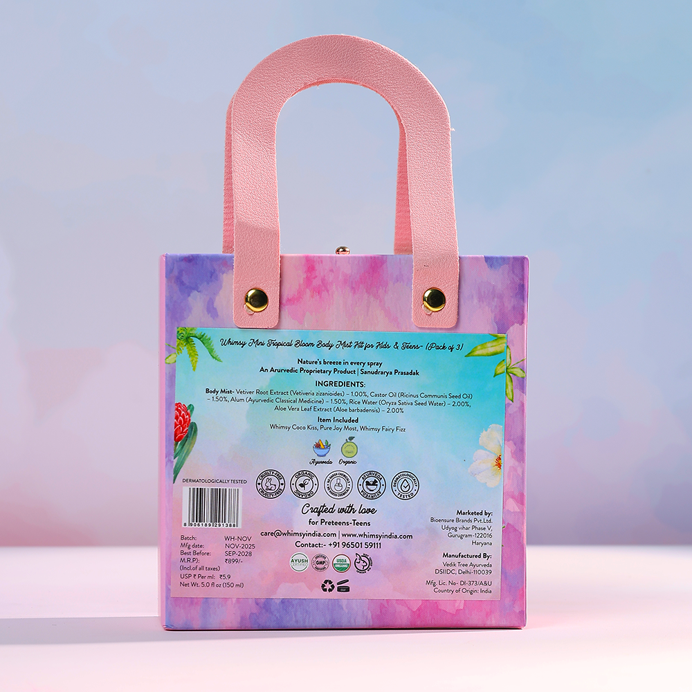 Whimsy Mini Tropical Bloom Body Mist Kit for Kids & Teens