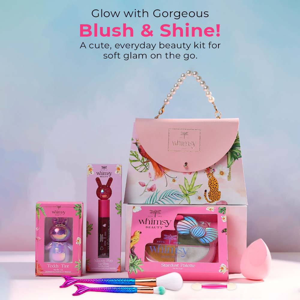 Whimsy Blush & Glow Beauty Kit -Pack of 5