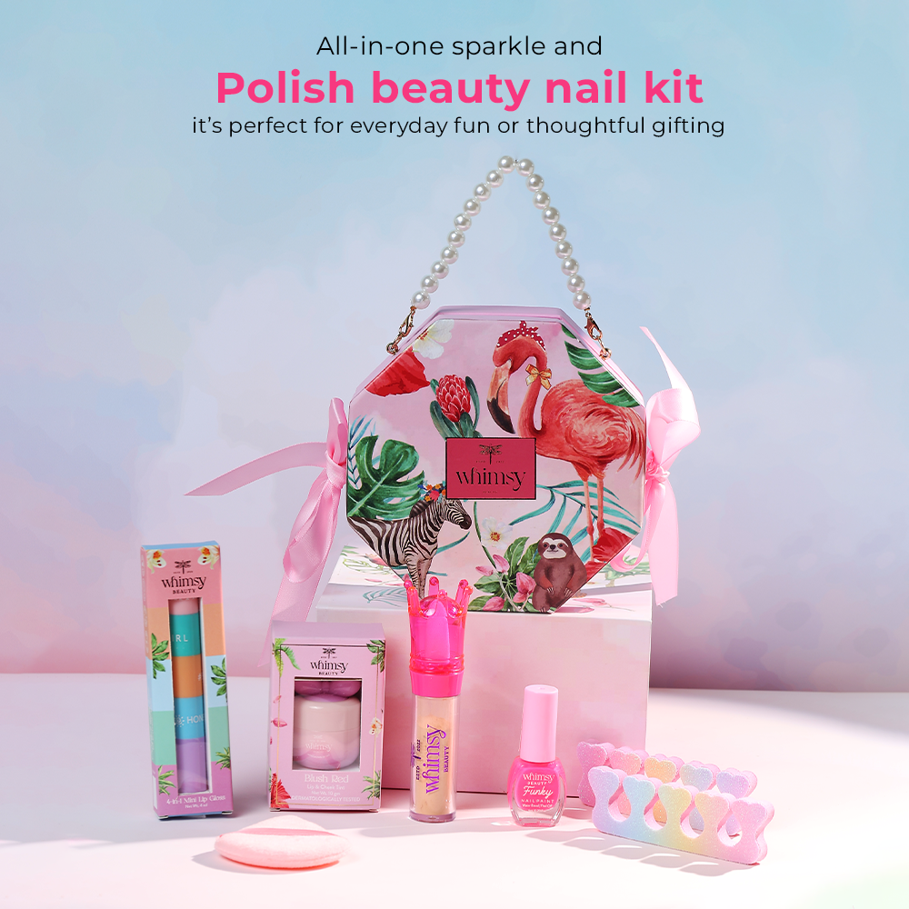 Whimsy Sparkle and Polish Beauty & Nail Kit - Pack of 6