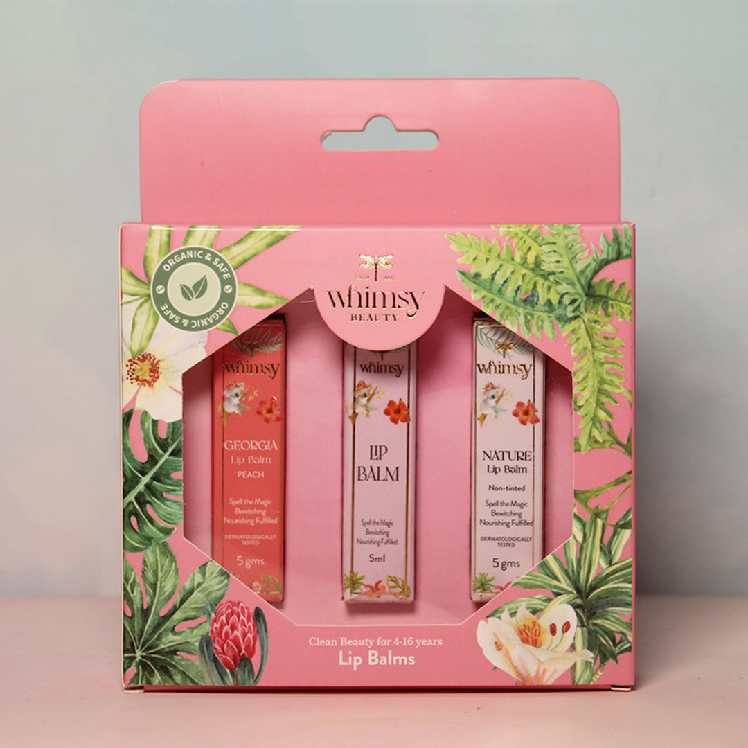 Whimsy Essential Care Lip Balms - Pack of 3