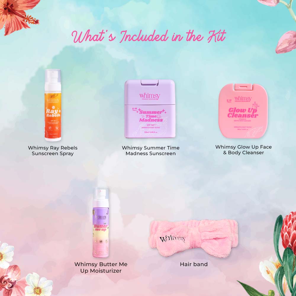 Whimsy Clean Whimsy Everyday Glow Skincare Essential Kit - Pack of 5