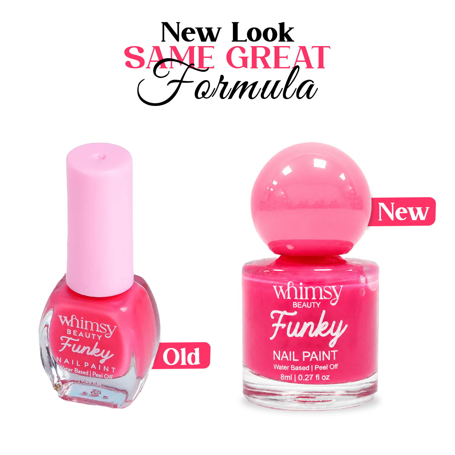 Whimsy Funky Pink Nail Paint - 8ml