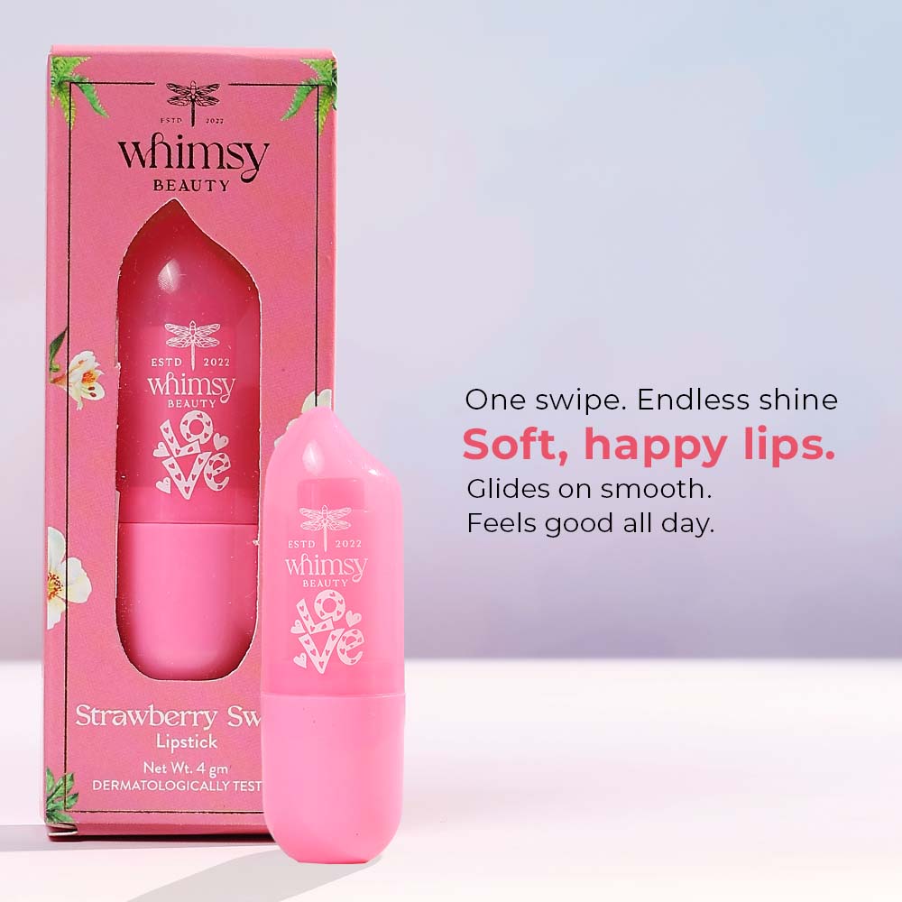 Whimsy Strawberry Swipe - Lipstick (Pink)