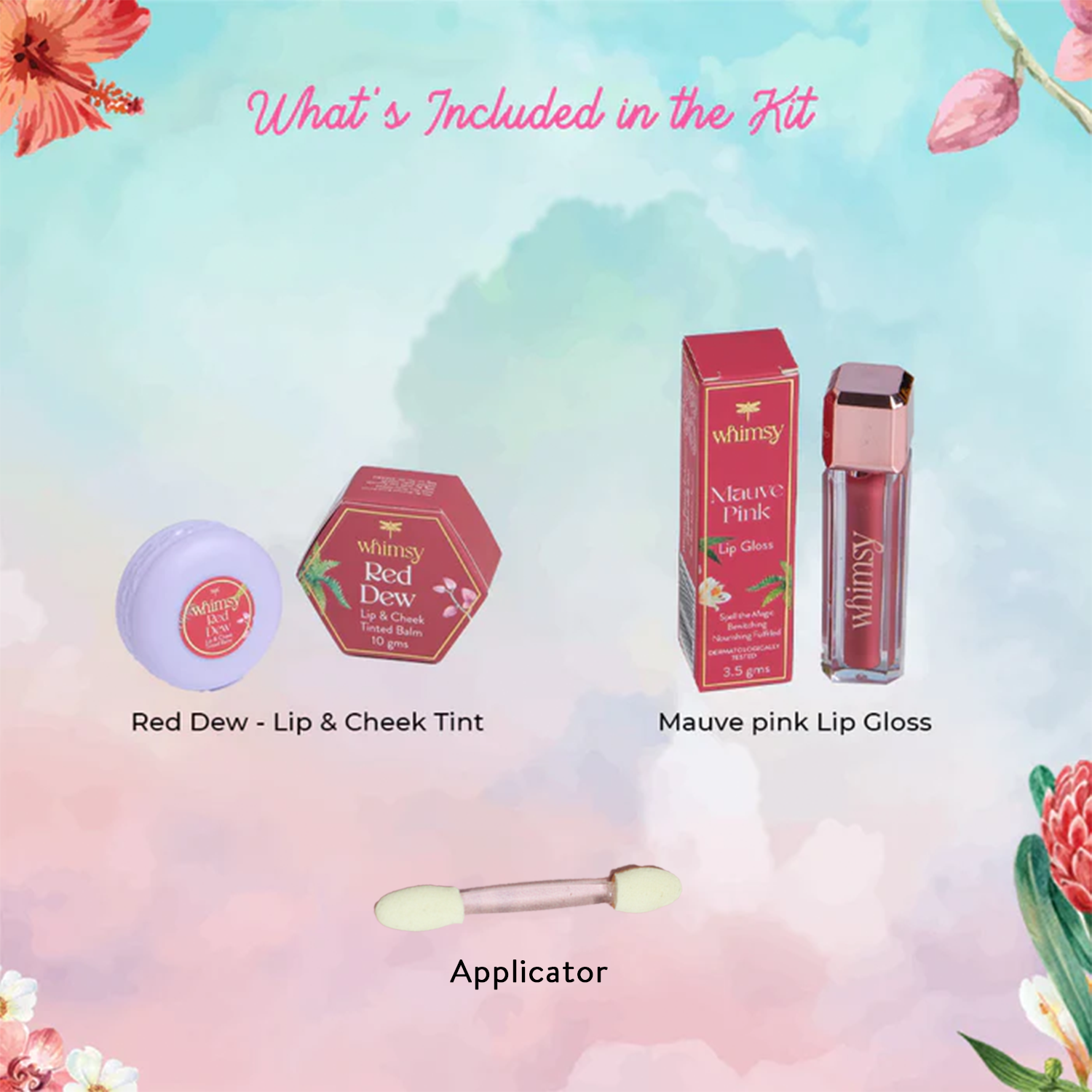 Whimsy Lip Candies with Applicator -Pack of 3