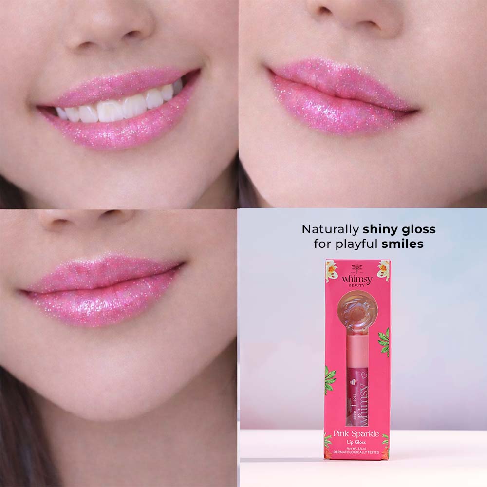 Pink Sparkle Lip Gloss - 3.5ml