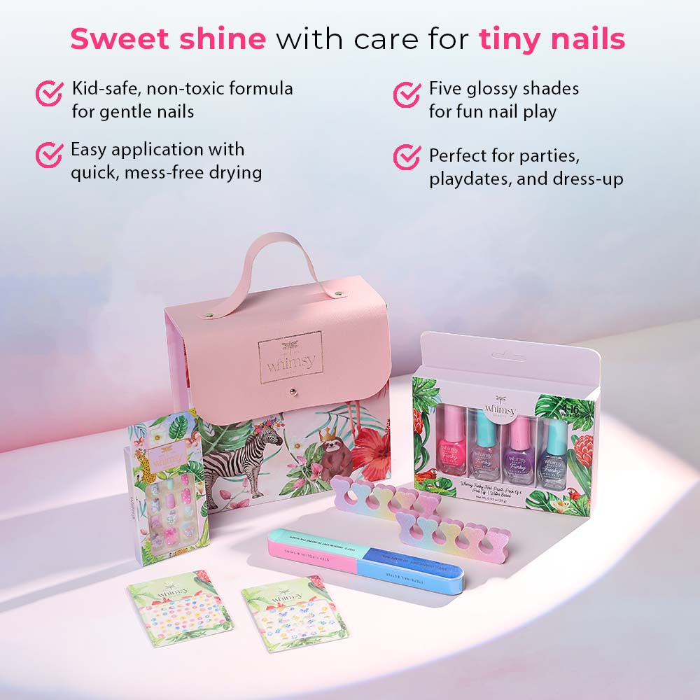 Whimsy Sweet Shine Nail Kit - Pack of 5