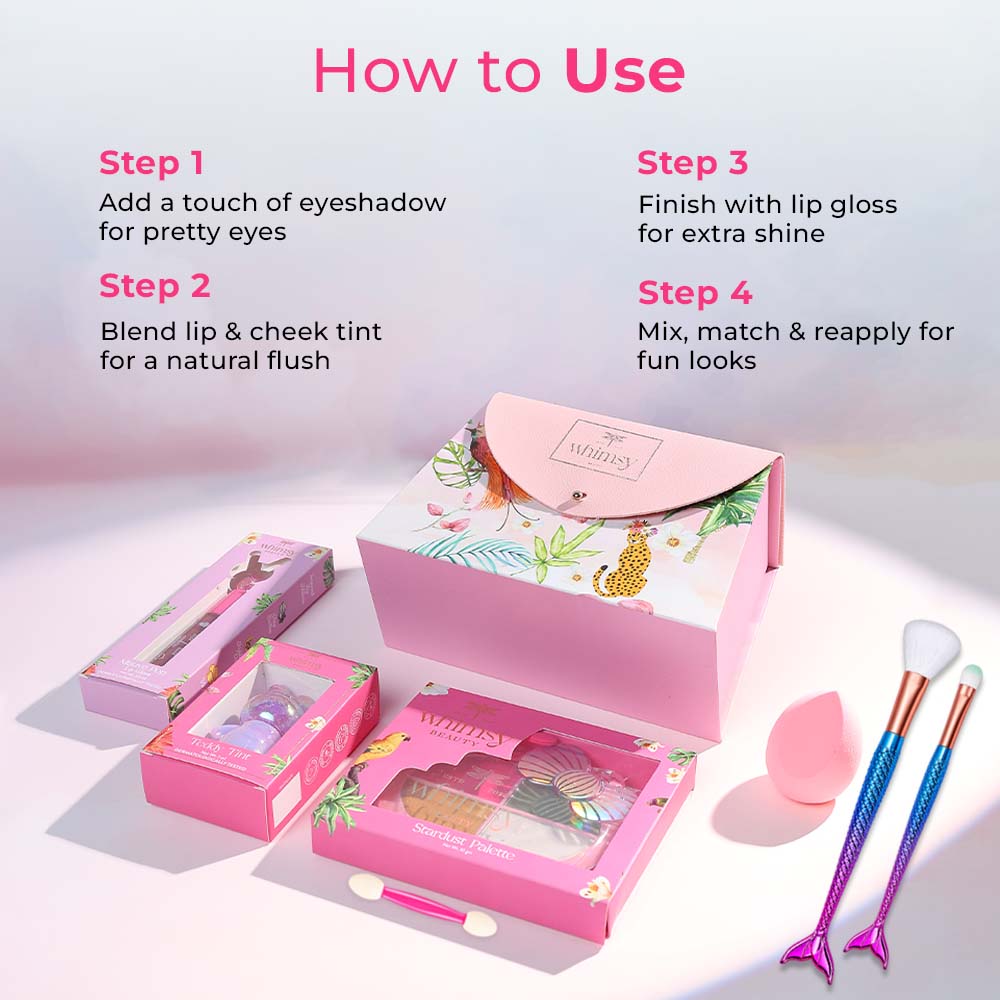 Whimsy Blush & Glow Beauty Kit -Pack of 5