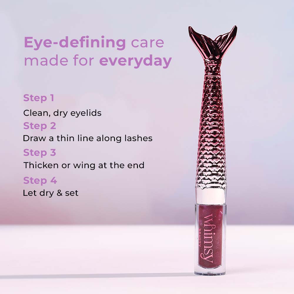 Mermaid Liquid Kajal Liner- Purple