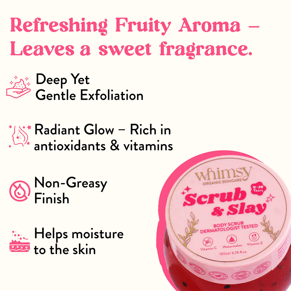 Whimsy Watermelon Body Scrub - 180ml