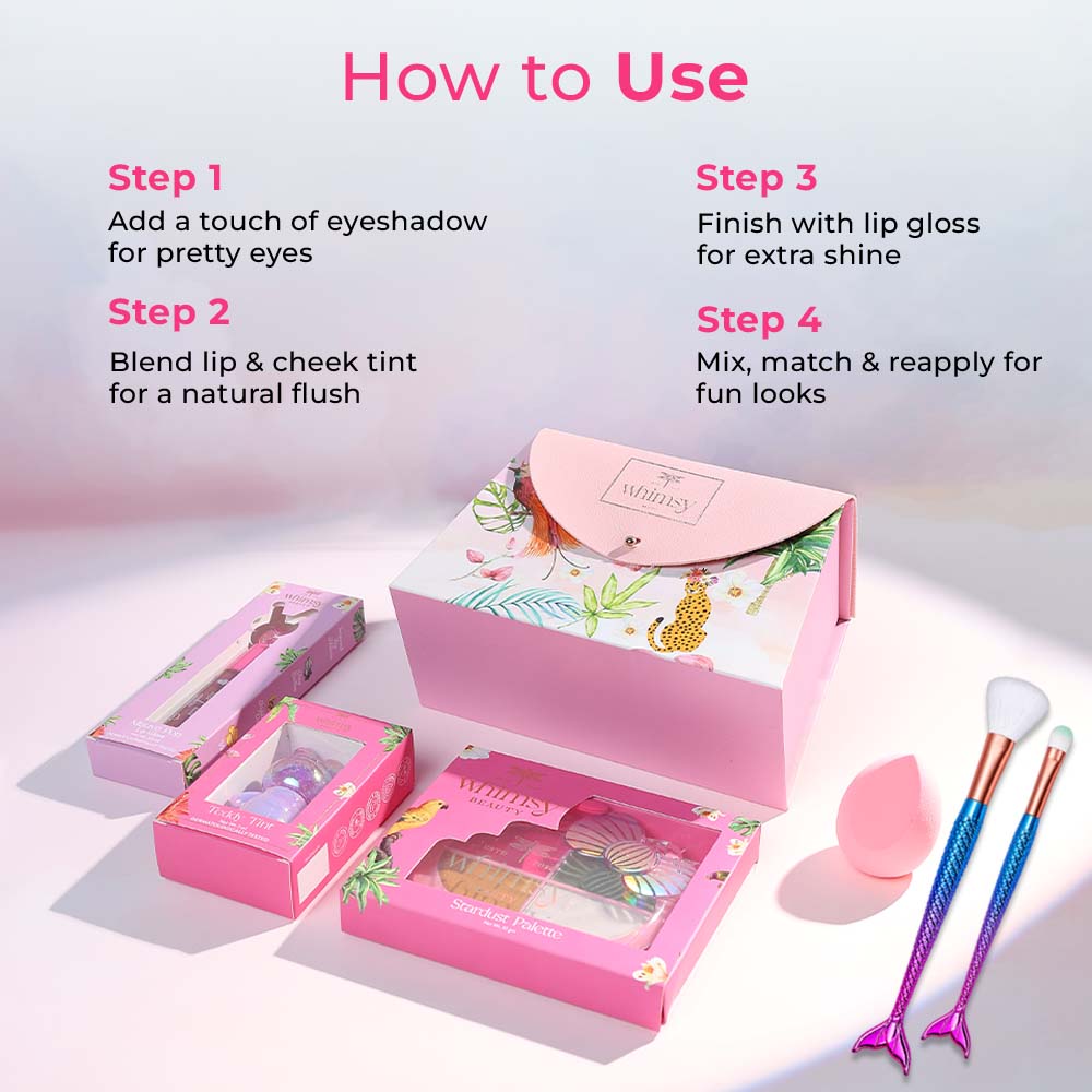 Whimsy Blush & Glow Beauty Kit -Pack of 5
