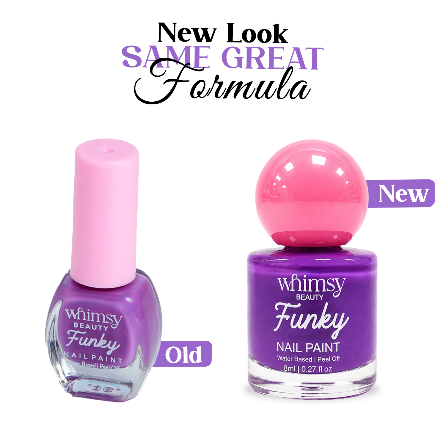 Whimsy Funky Purple Nail Paint - 8ml