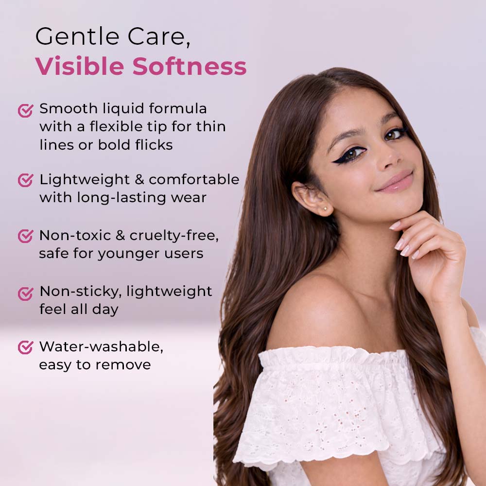 Mermaid Liquid Kajal Liner- Black