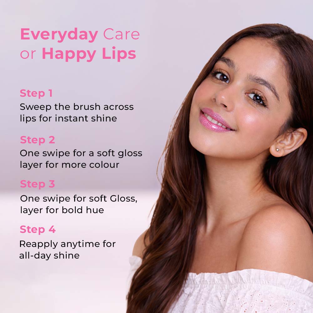 Pink Sparkle Lip Gloss - 3.5ml