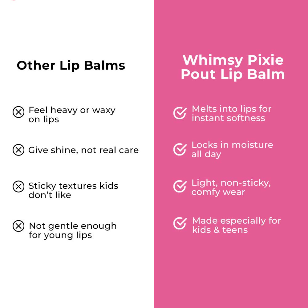 Pixie Pout- Lip Balm (Pink) - 4gm