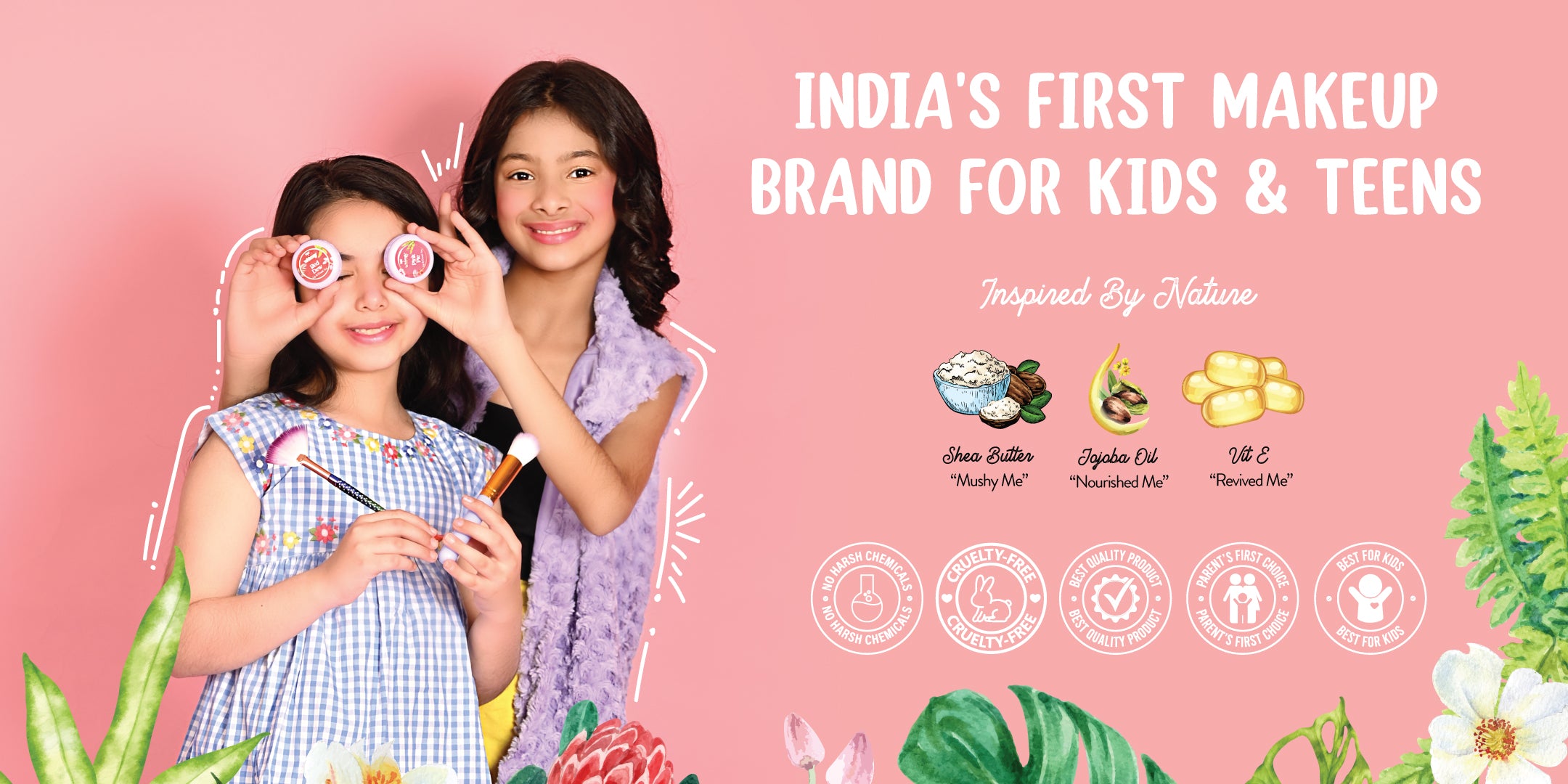 Kids Friendly Makeup Products India & Natural Beauty Products for Girl