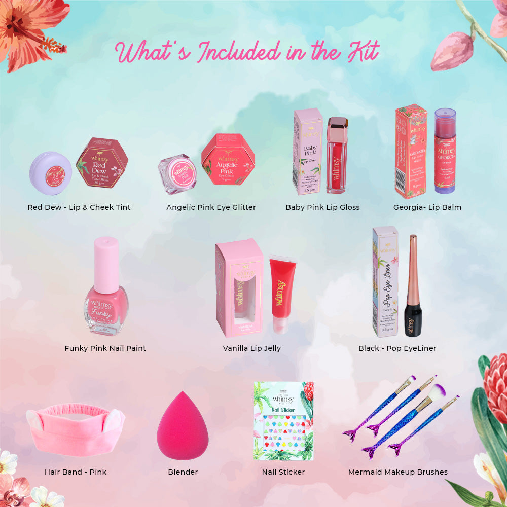 Whimsy Beauty Blossom Beauty Kit - Pack of 14
