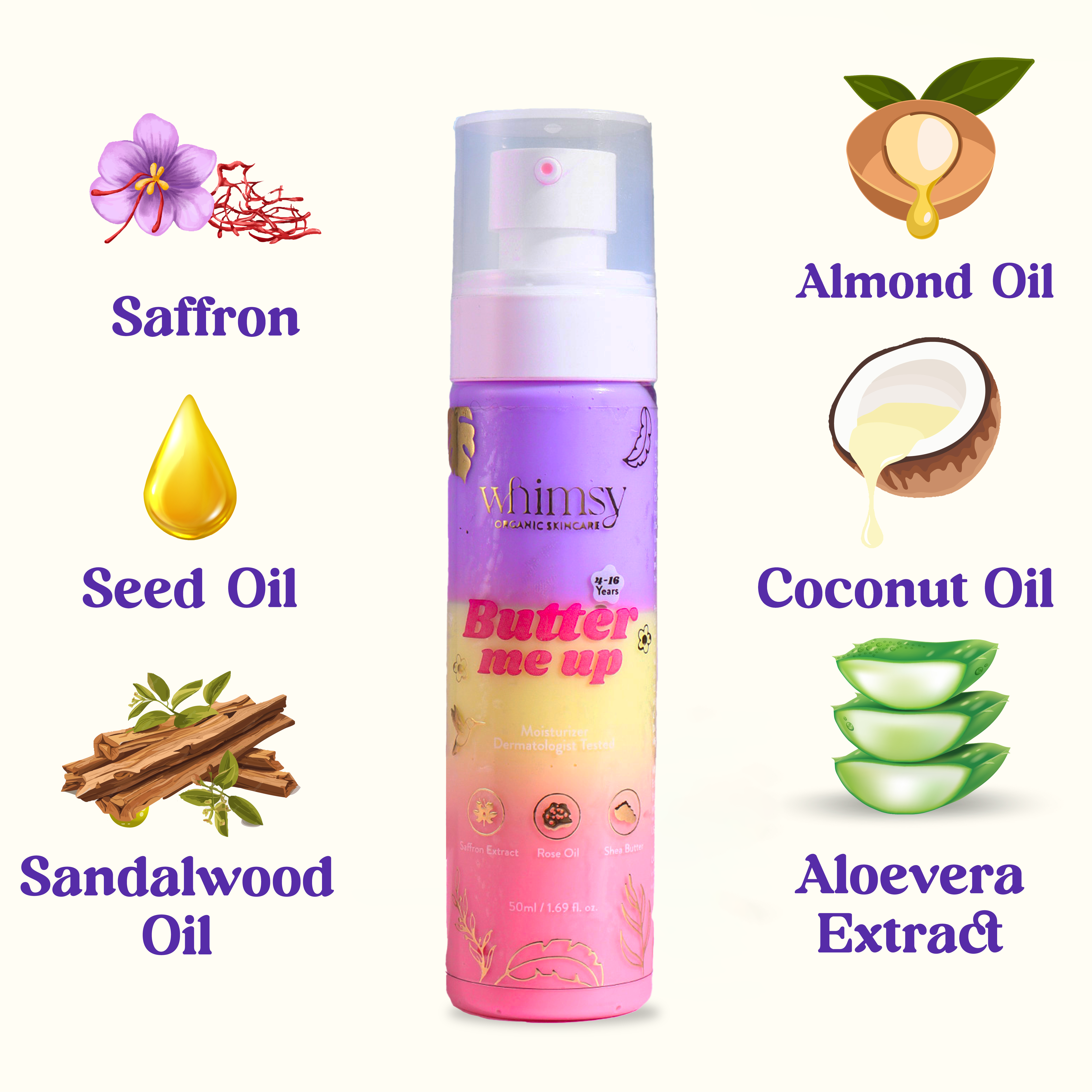 Whimsy Butter Me UP Moisturizer - 100 ML (4-16 Years)