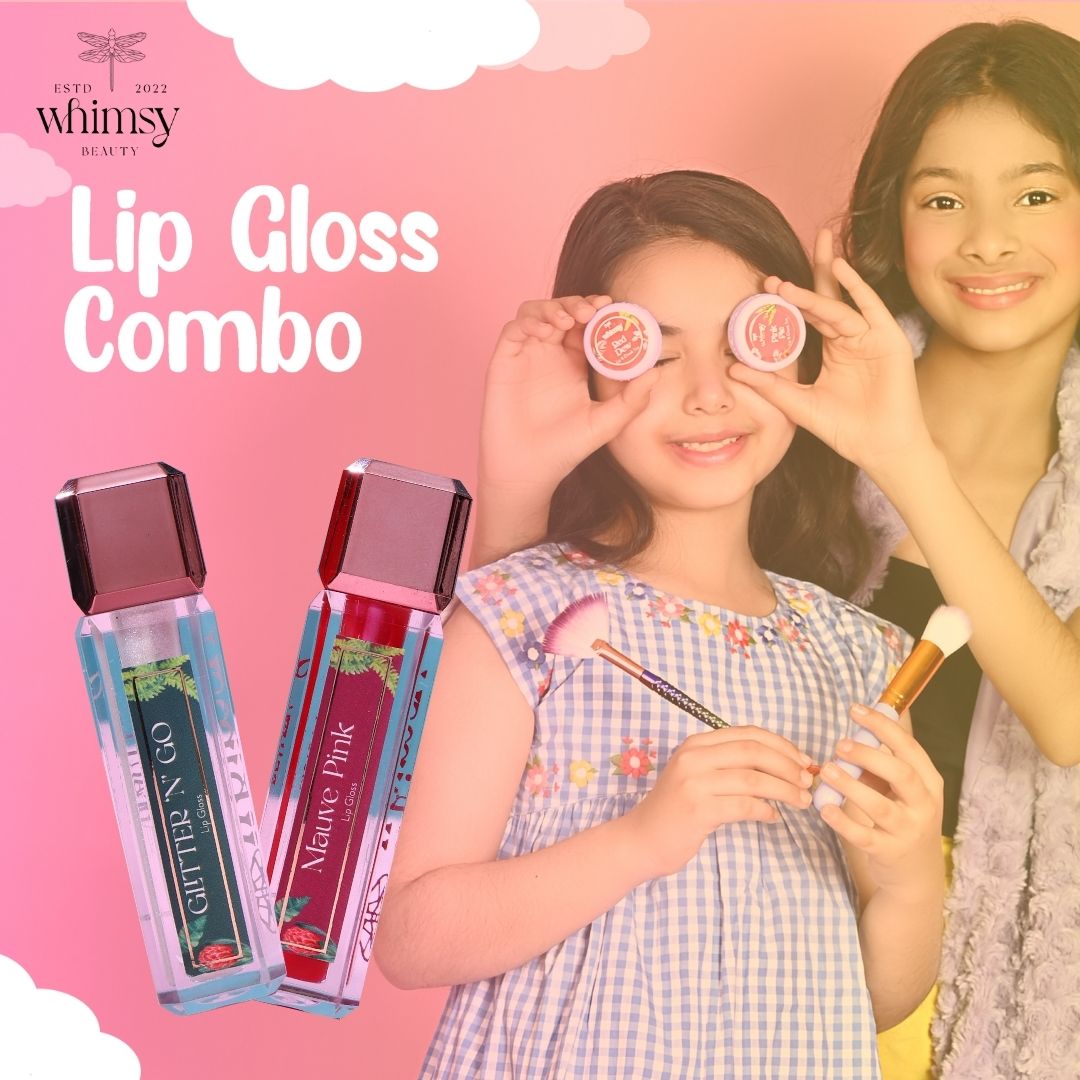 Combo of - Gloss ‘N’ Go and Glitter ‘N’ Go - Lip Gloss For Teens and Preteen Girls