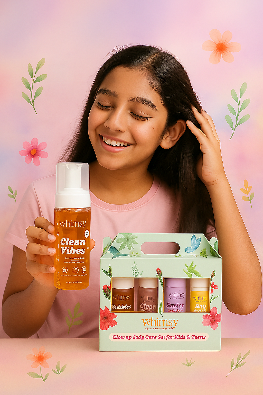 Whimsy Glow Up Body Care Set- Pack of 4