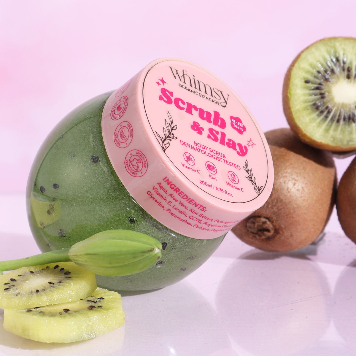 Whimsy Kiwi & Watermelon Body Scrub Combo