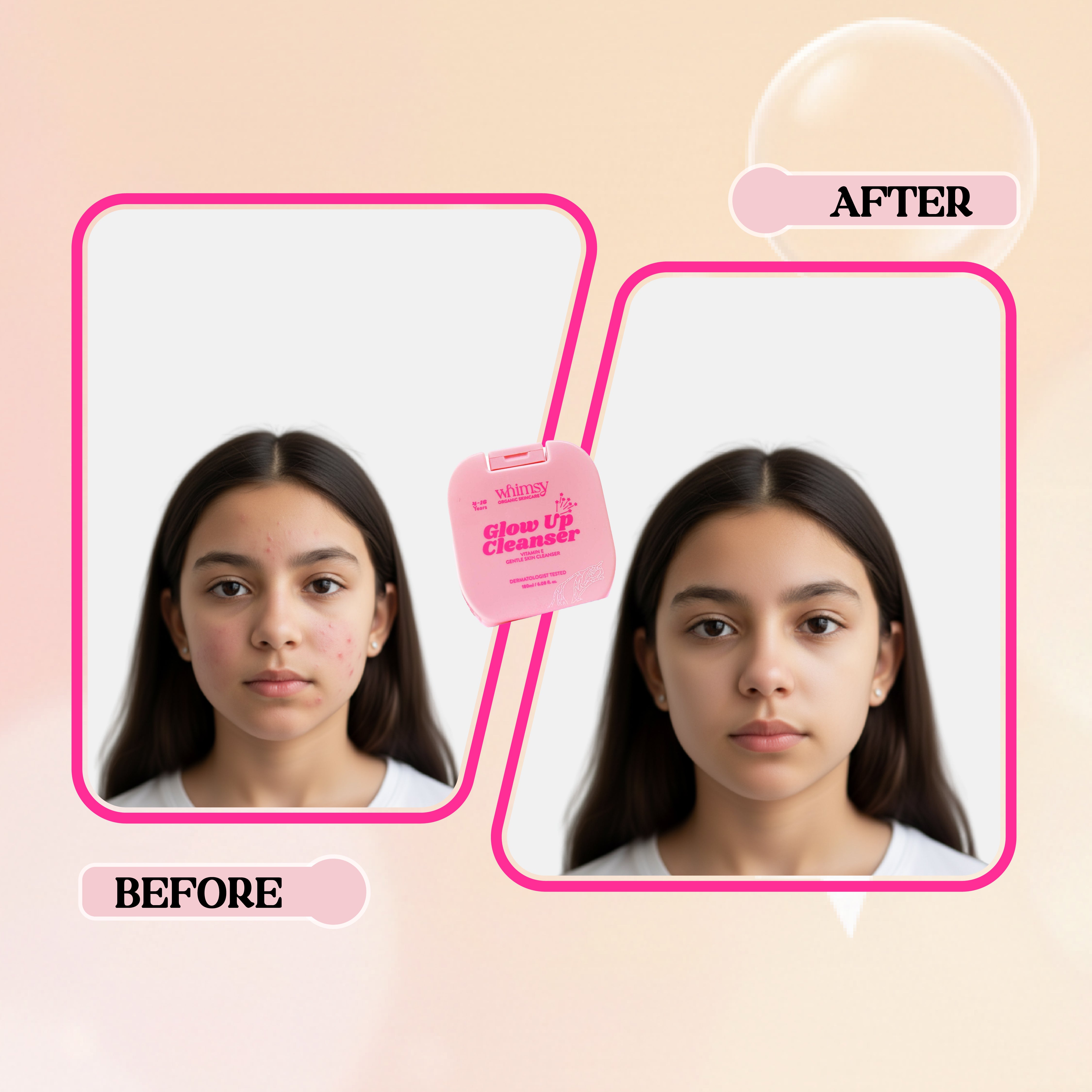 Whimsy Glow Up Face & Body Cleanser - Vitamin E (4-16 Years)