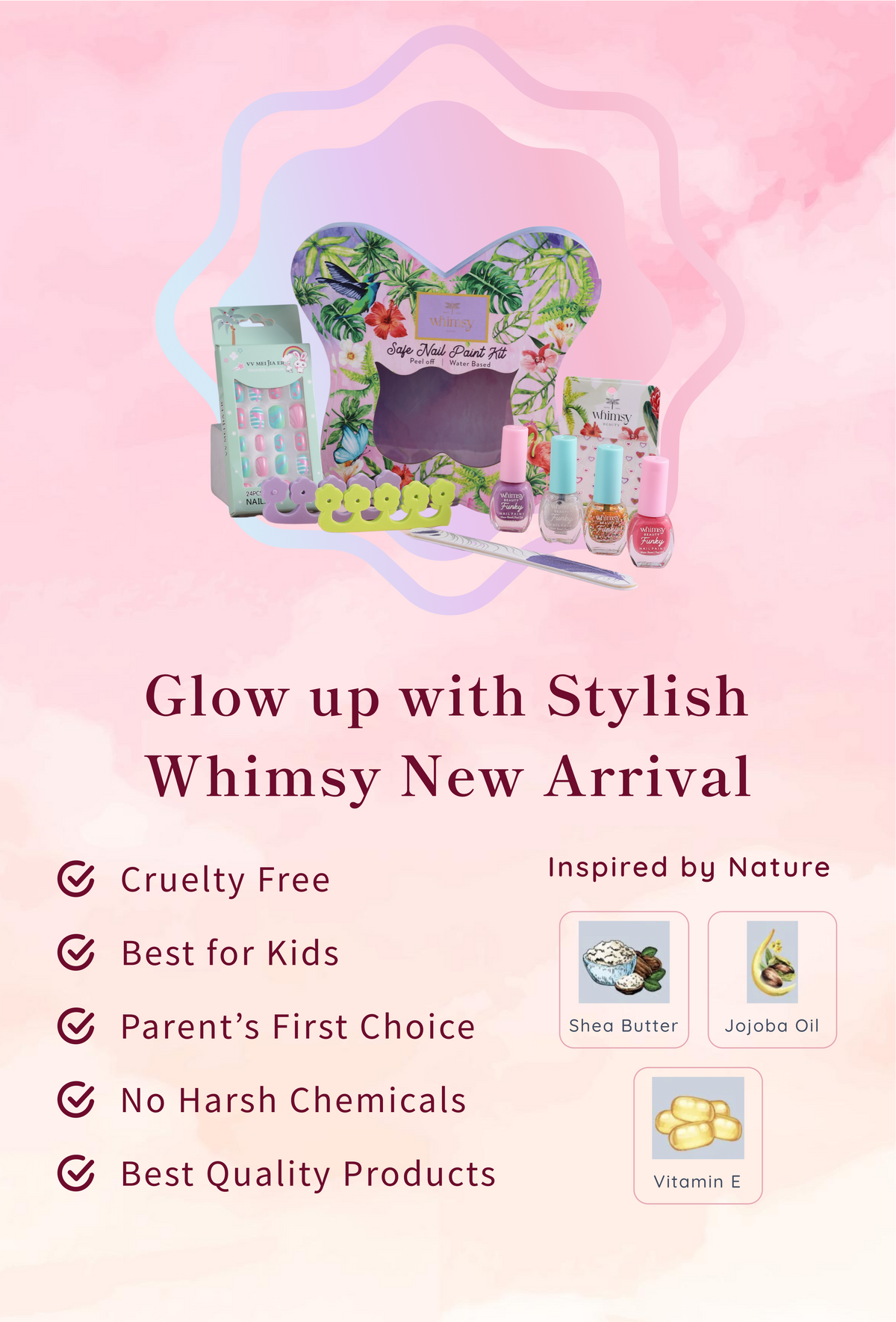 Whimsy Website Kids Makeup Products Online | Beauty Products For GenZ - WhimsyIndia