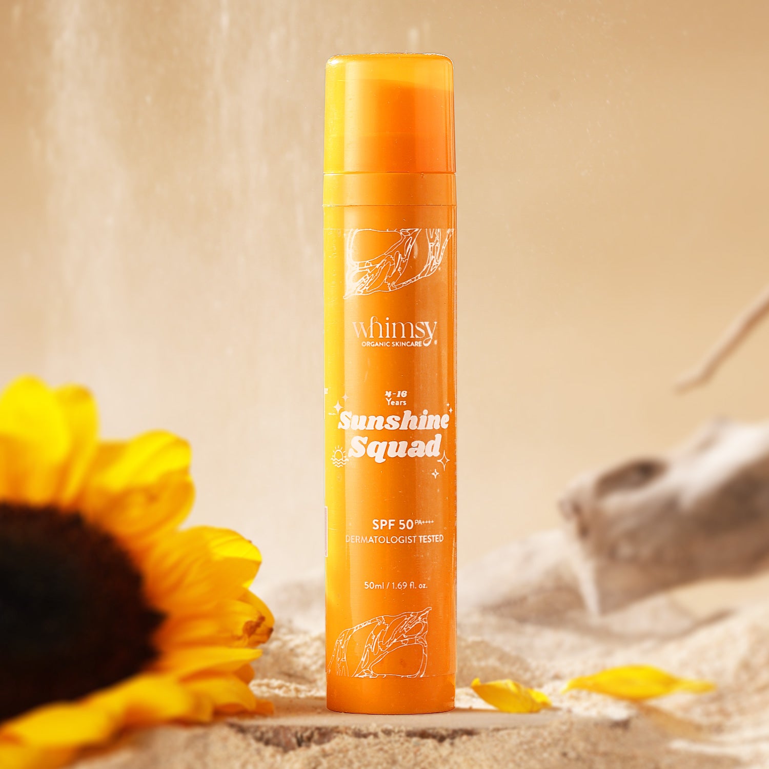 Whimsy Sunshine Squad Sunscreen SPF 50+ - 50 ML (4-16 Years)