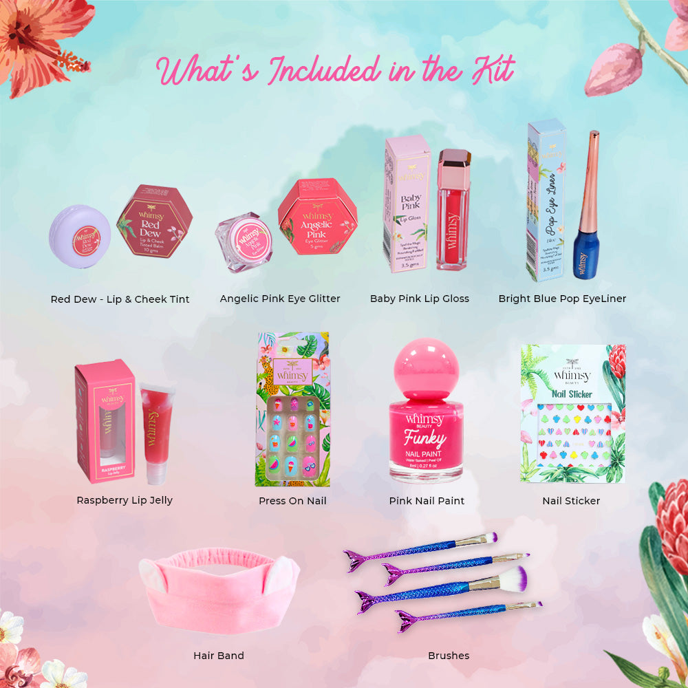 Unicorn Travel Beauty Kit- Pack of 13