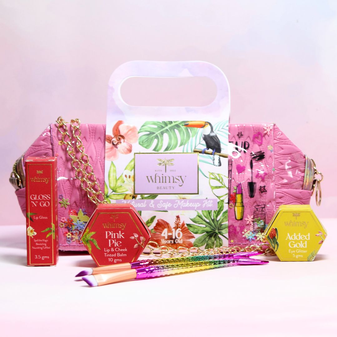 Whimsy Glitters Pouch Beauty Kit - Pack of 4