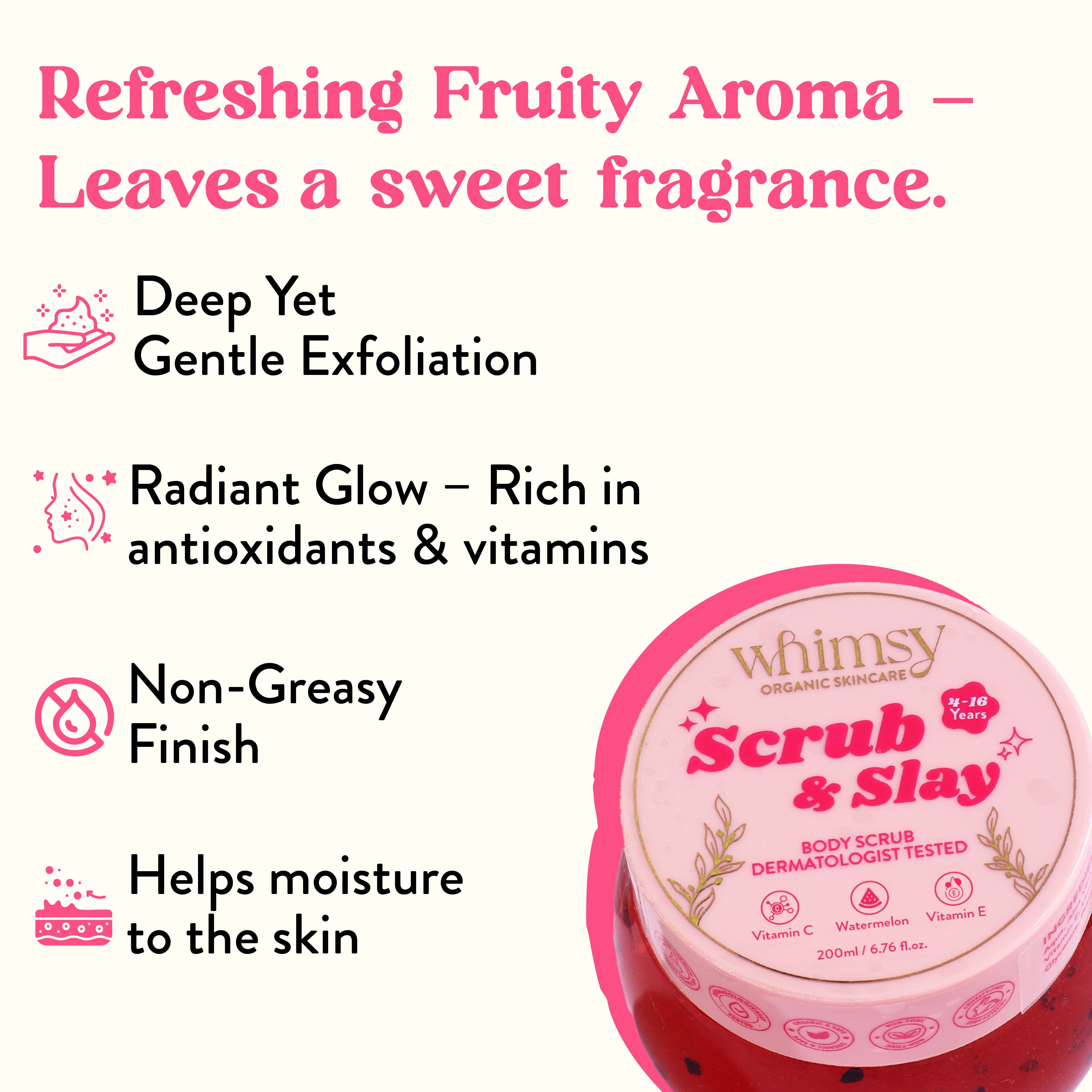 Whimsy Watermelon Body Scrub (4-16 Years)