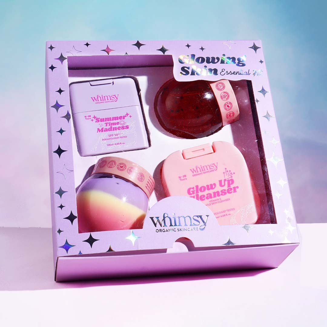 Whimsy Glowing Skin Essential Kit- Pack of 4