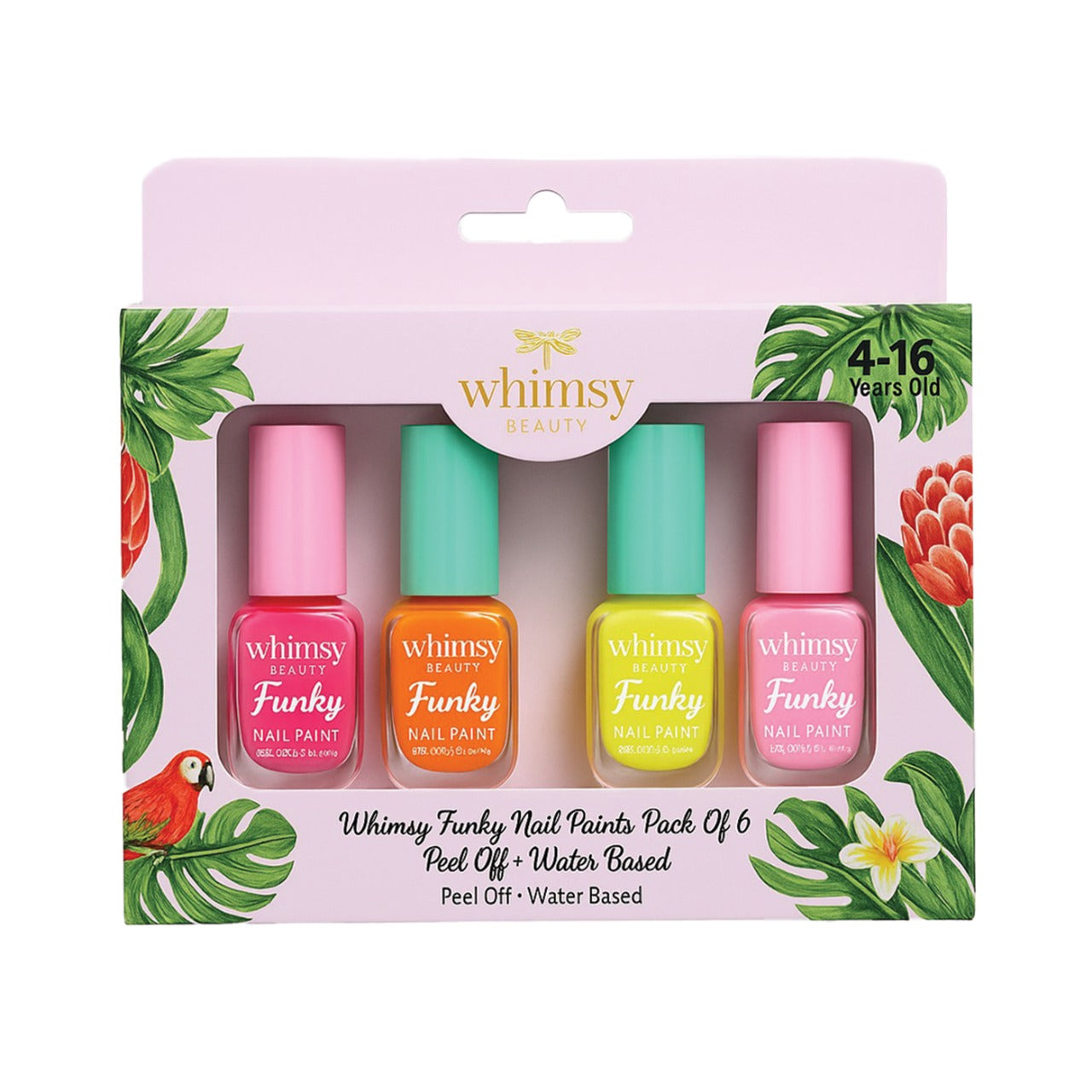 Whimsy Funky Nail Paint Kit- Pack of 6