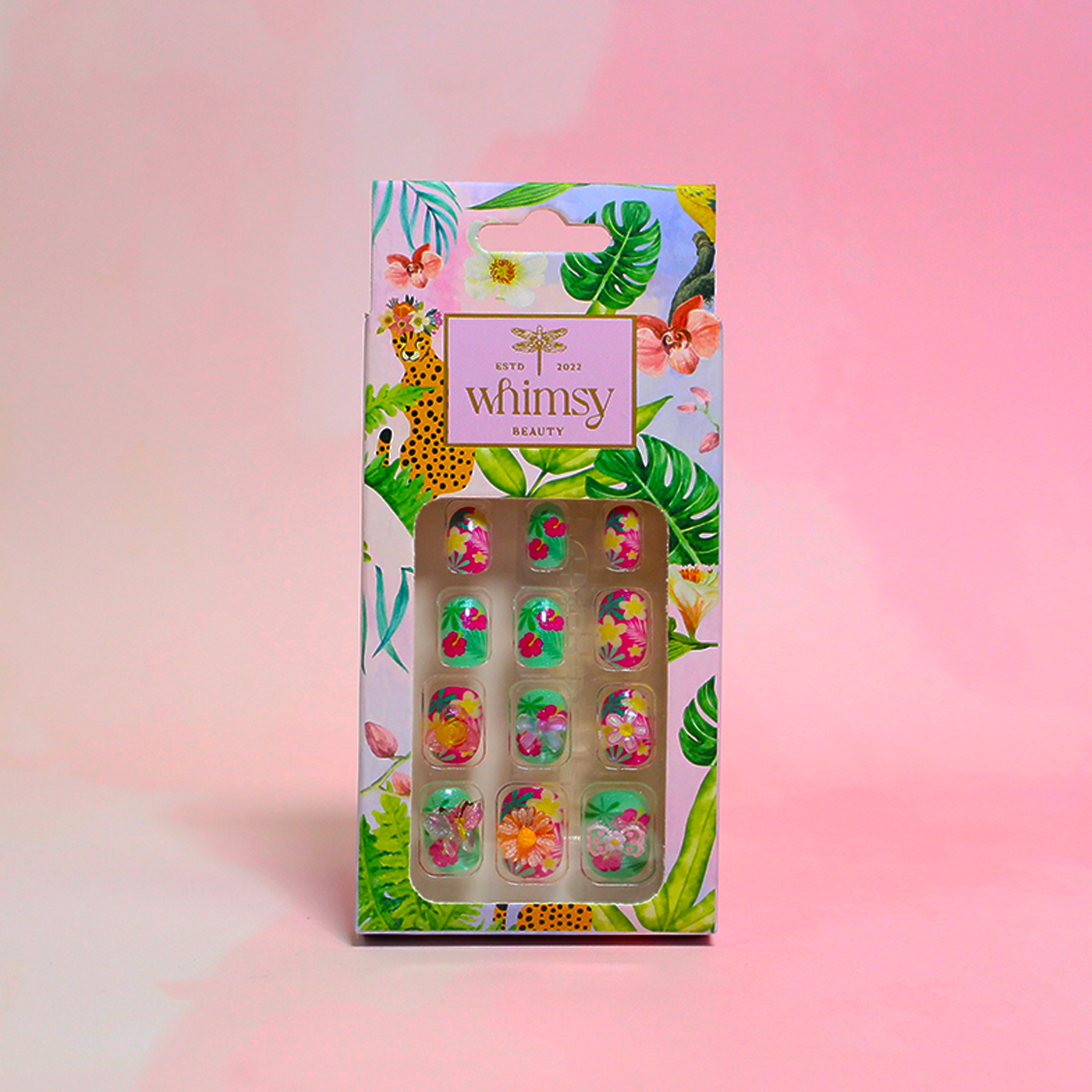 Whimsy Floral Press ON Nails